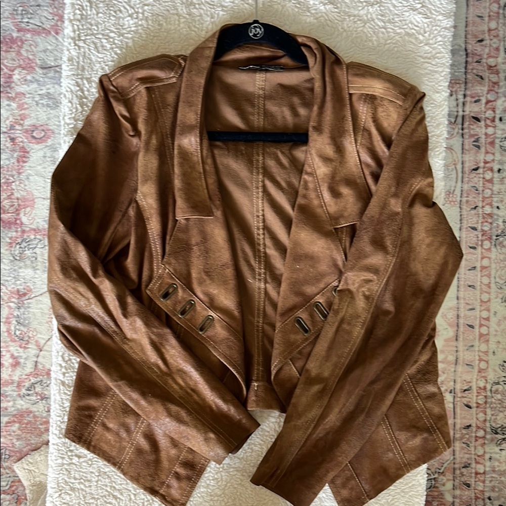 Brown Leather Women's Jacket